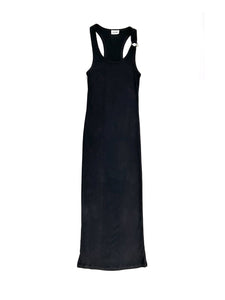 JEAN PAUL GAULTIER - Long Dress With With "Gaultier" Piercing Detail - AW25 - BLACK